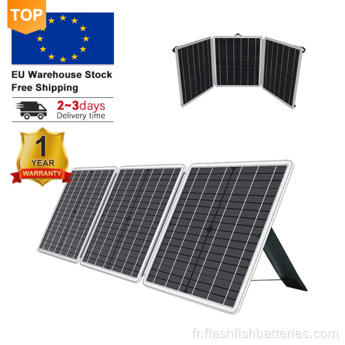 Panneau solaire monocristallin portable pour le camping